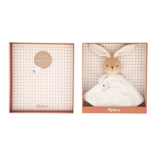 Kaloo Bunny Comforter Plush Toy - Round Duodou Rabbit Cream