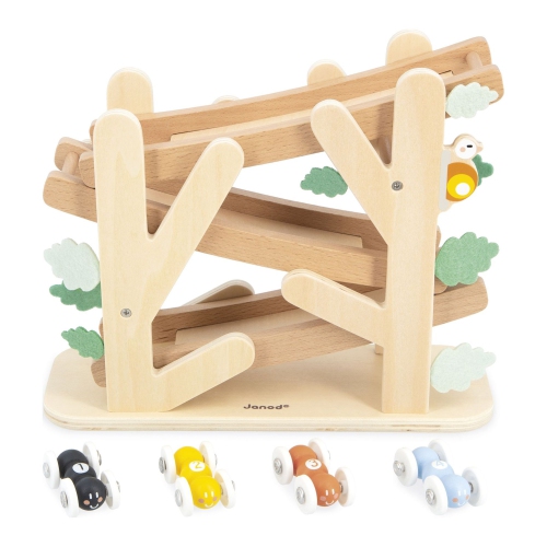 Janod Sweet Cocoon Ant Racing Track Wooden Toy Set