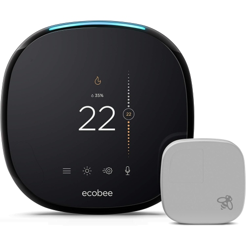 Image 1 de 1.. Open Box - Ecobee ecobee4 Alexa-Enabled Thermostat with Sensor