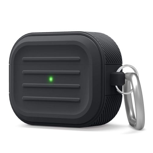elago Armor Case Compatible with AirPods Pro Case, Carabiner Included, Supports Wireless Charging, Shock Resistant, Full Protection [US Patent