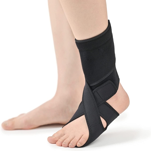 Image 1 of 8.. Drop Foot Brace for Walking,Day & Night Support,Adjustable Ankle Brace for Plantar Fasciitis Stroke Recovery