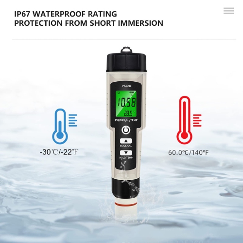 Testeur de qualité de l'eau Stylo de test riche en hydrogène pour mesurer la teneur en hydrogène PH ORP H2