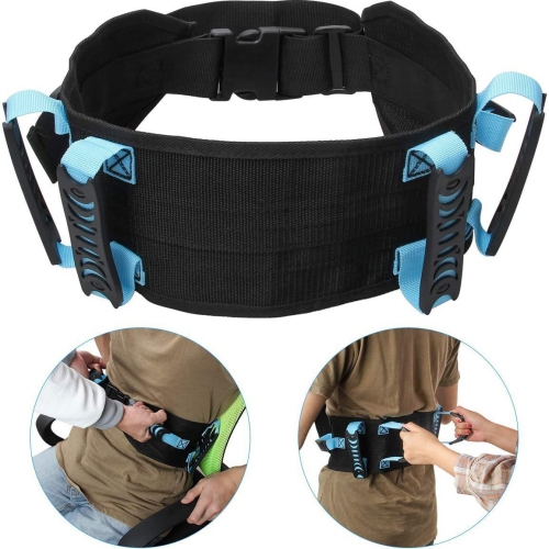 Image 1 of 7.. Waist Transfer Belt Patient Assisted Walking Belt Waist Traction Belt Standing Assist Belt Standing Device for Elderly