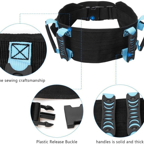 Waist Transfer Belt Patient Assisted Walking Belt Waist Traction Belt Standing Assist Belt Standing Device for Elderly