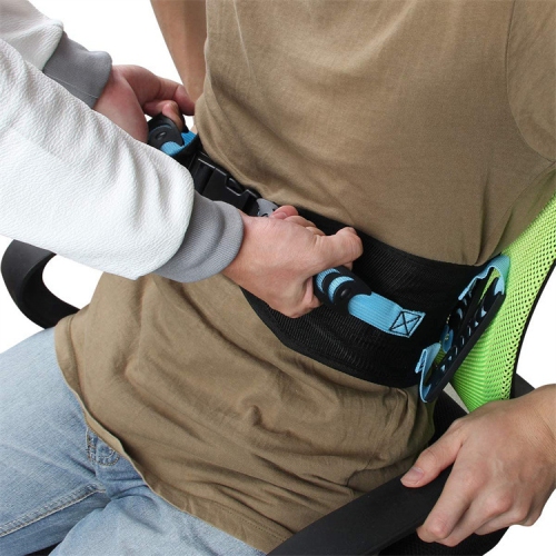 Waist Transfer Belt Patient Assisted Walking Belt Waist Traction Belt Standing Assist Belt Standing Device for Elderly