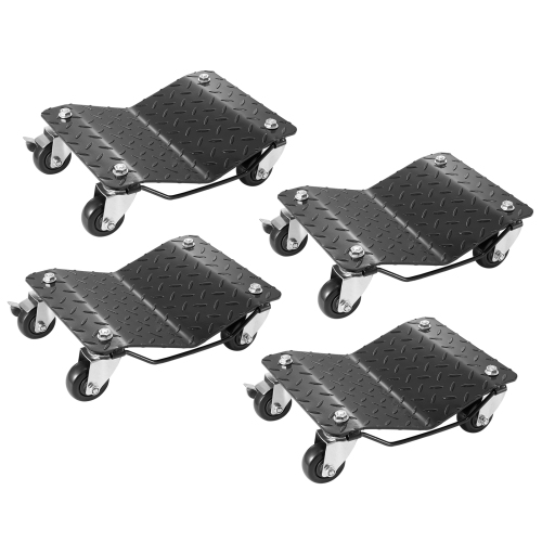 VEVOR 6000 lbs/2722 kg Wheel Dolly, Car Moving Dolly, Wheel Dolly Car Tire Stake Set of 4 Piece, Heavy-duty Car Tire Dolly Cart Moving Cars, Trucks,