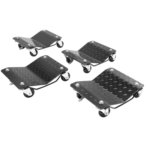 VEVOR 6000 lbs/2722 kg Wheel Dolly, Car Moving Dolly, Wheel Dolly Car Tire Stake Set of 4 Piece, Heavy-duty Car Tire Dolly Cart Moving Cars, Trucks,
