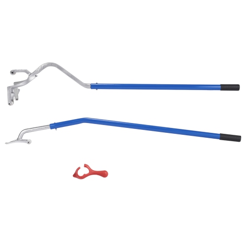 VEVOR 22.5"-24.5" Tire Mount Demount Tool, Manual Steel Tire Changer Mount Demount Removal Tool,Tubeless Truck Bead Breaker, 3 PCS Tire Tools, Orange