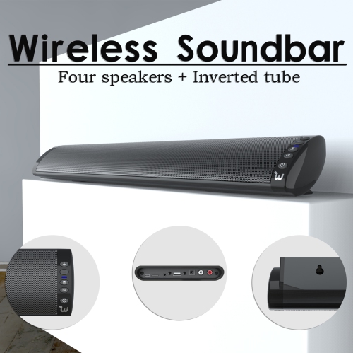 Bluetooth Speaker Sound Bar,TV Home Cinema Soundbar,Wired & Wireless Bluetooth 5.0 TV Soundbar