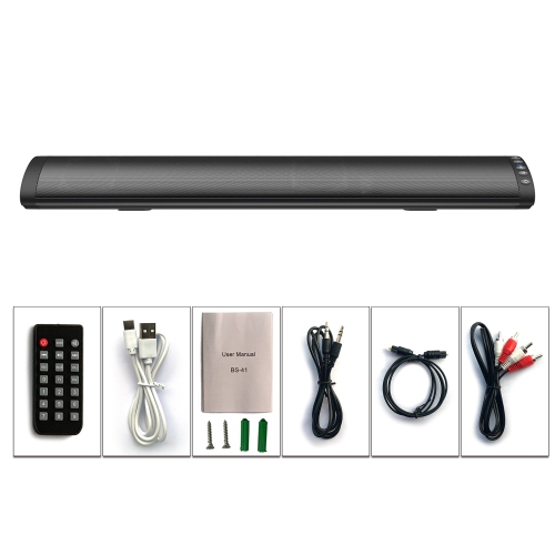 Bluetooth Speaker Sound Bar,TV Home Cinema Soundbar,Wired & Wireless Bluetooth 5.0 TV Soundbar