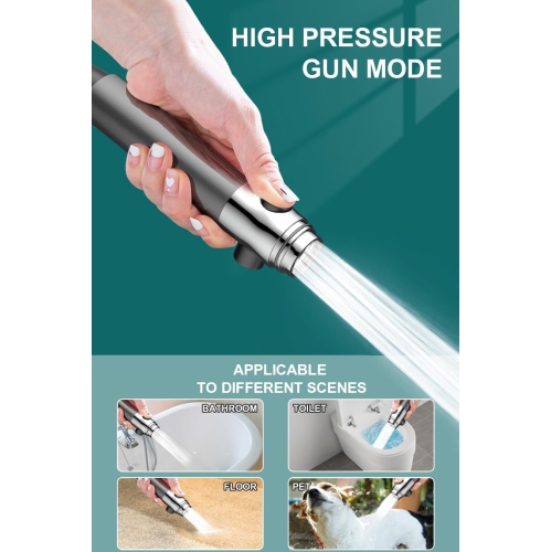 Puissant filtre de douche Supercharged pomme de douche en vaporisateur pour salle de bain