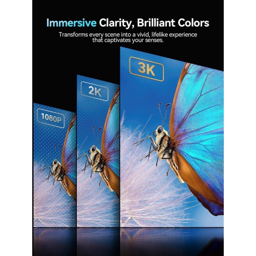 UPERFECT OLED Portable Monitor 16", 3K 2880x1800 120Hz 0.1ms Portable Gaming Display 500 Nits Brightness| 100000:1 Contrast| 100% DCI-P3| Ultra-Slim