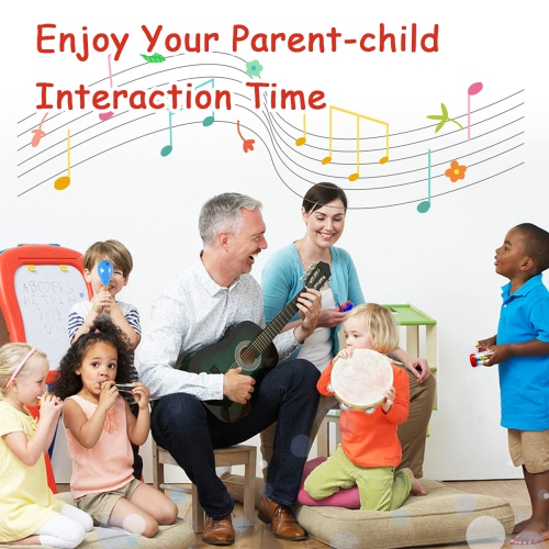 Wooden Percussion Toys, Educational Music Toy Set for Preschool Boys and Girls