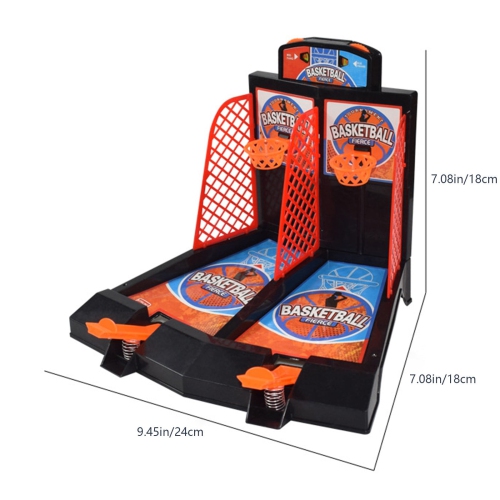 Mini Basketball Game, Two-Player Educational Office Desktop Game, Stress Relief Toy, Christmas Gift for Boys and Girls