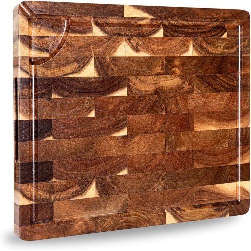 Image 1 of 7.. TJ POP Acacia End Grain Cutting Board
