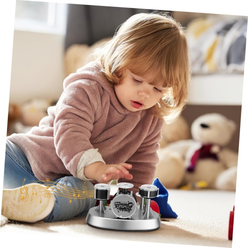 LED Light-Up Finger Drum, Electronic Mini Finger Drum, Desktop Drum Kit, Perfect Gift for Music Lovers