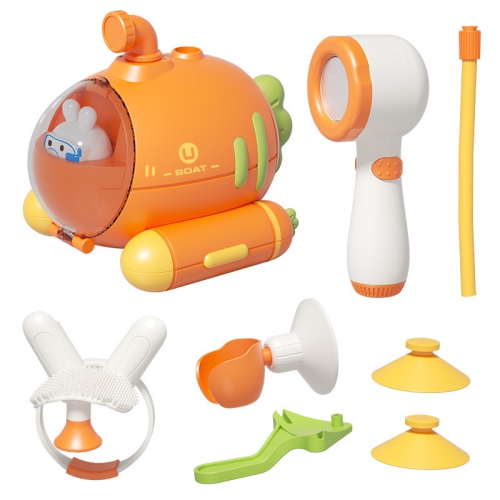 Shower Heads for Little Boys and Girls, Bathtub Spray Heads with Suction Cups and Bath Toys