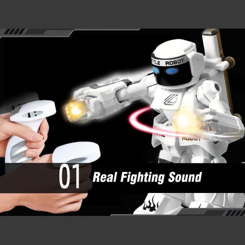 Robot de combat téléguidé, expérience de combat interactive portative, modèle de figurine d'action, cadeau des fêtes pour garçons et d'anniversaire