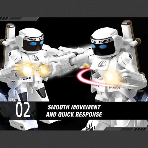 Robot de combat téléguidé, expérience de combat interactive portative, modèle de figurine d'action, cadeau des fêtes pour garçons et d'anniversaire