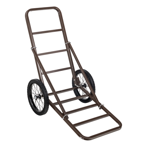 VEVOR 300 LBS Capacity Folding Game Deer Cart, Deer Cart Game Hauler with Big Rubber Wheels & Ergonomic Handle,Game Cart Accessories, Utility Gear