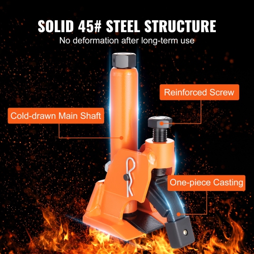 VEVOR 38"-42" Manual Tire Bead Breaker, Tires Changer Tool with Rubber Pad, Protect Aluminum Alloy Hubs, Tire Repair Tool for ATVs/UTVs, Tractors,