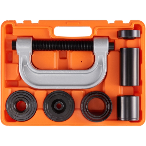 VEVOR 10 pcs Ball Joint Press Kit, Tool Kit, C-press Ball joint Remove and Install Tools, for Most 2WD and 4WD Cars, Heavy Duty Ball Joint Repair Kit