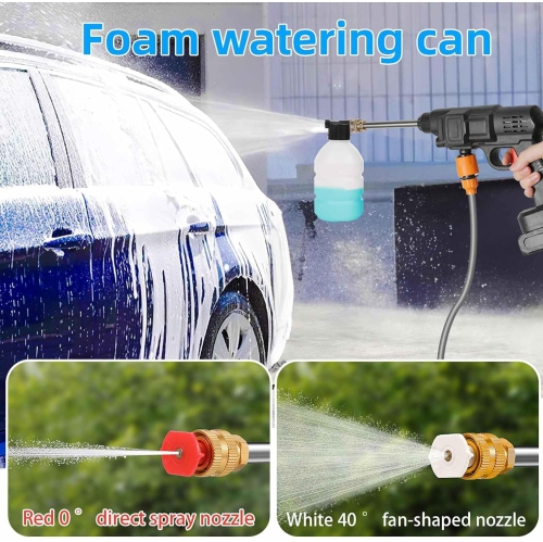 Cordless Pressure Washer, Handheld High-Pressure Car Washer Gun , Electric Pressure Washer Power Washer for Cars/ Home
