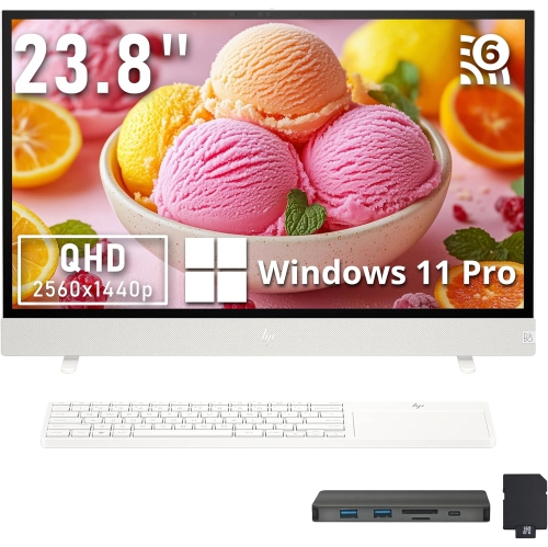 Image 1 de 9.. HP Envy Move All-in-One Desktop, 23.8" QHD Touchscreen Display,Intel i5-1335U,800GB Storage(512GB SSD + 288GB Docking Station Set),8GB LPDDR5,Intel