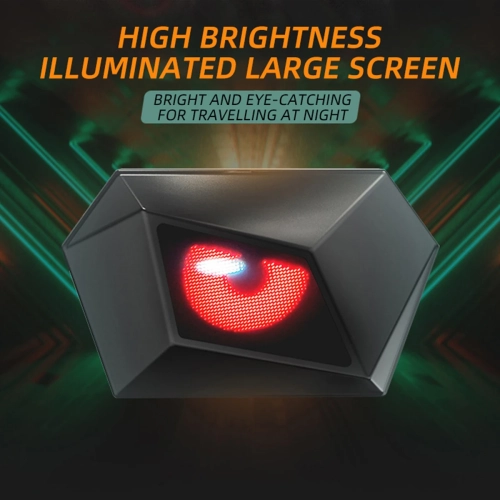 Sac à bandoulière avec écran LED, sac à dos rigide LED pour moto, sac à bandoulière à taille ajustable pour hommes et femmes