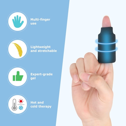 Finger Ice Sleeves 4PCS Ice Packs for Fingers,Thumbs Hot Cold Therapy for Arthritis,Tendinitis,Swollen Finger