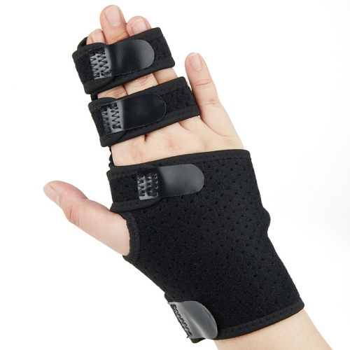 Image 1 of 4.. Trigger Finger Splint for 2-3 Fingers Relief for Broken Finger Hand Contracture Fixed Finger Joint Brace