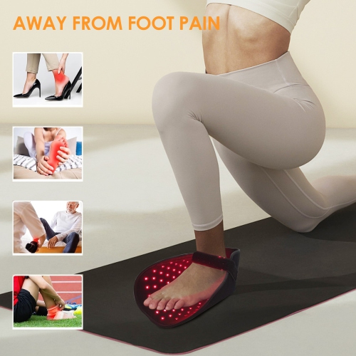 LED Red Light Therapy for Feet & Body,660nm & 850nm Infrared Light Therapy Belt for Foot Pain Relief,Wearable Foot Therapy Wrap