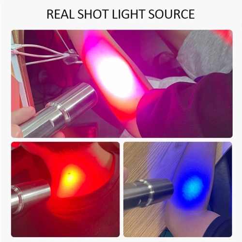 Lampe de poche infrarouge à 5 DEL de thérapie à lumière rouge pour le soulagement de la douleur Beauty Repair Lampe de poche rechargeable de thérapie