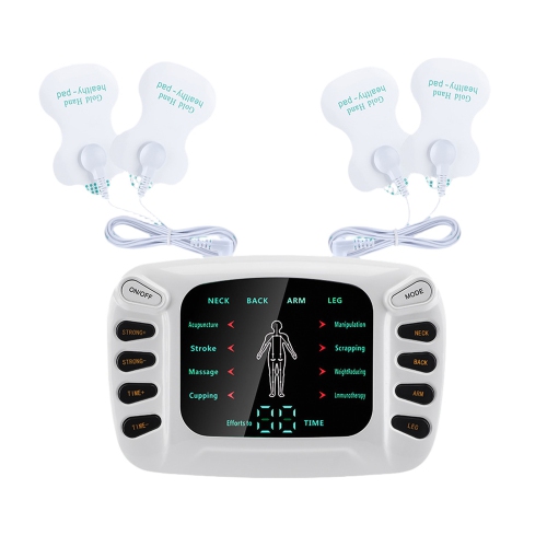 EMS Patch Massager for Pain Relief,Electric Rechargeable Pulse Massager for Back Neck Legs Arms Waist,Portable Pulse Massager