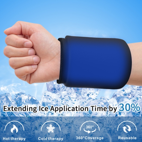 Enveloppe pour le poignet Ice Pack, gel de compression pour les mains Hot & Cold Therapy Pain Relief pour l'enflure de la tendonite d'arthrite