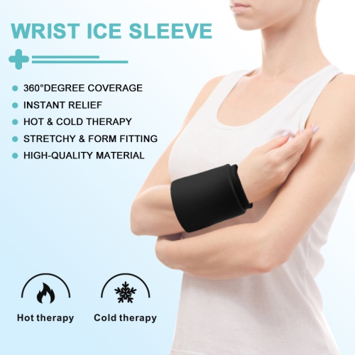 Enveloppe pour le poignet Ice Pack, gel de compression pour les mains Hot & Cold Therapy Pain Relief pour l'enflure de la tendonite d'arthrite