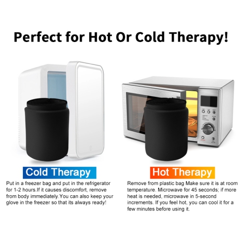 Enveloppe pour le poignet Ice Pack, gel de compression pour les mains Hot & Cold Therapy Pain Relief pour l'enflure de la tendonite d'arthrite