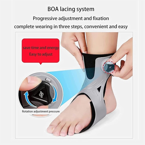 Drop Foot Brace Orthosis Ankle Foot Brace Splint Foot Drop Plantar for Tendonitis Injury Recovery Ankle Strap