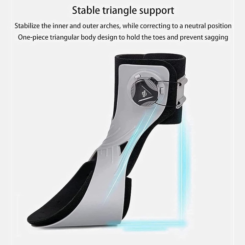 Drop Foot Brace Orthosis Ankle Foot Brace Splint Foot Drop Plantar for Tendonitis Injury Recovery Ankle Strap
