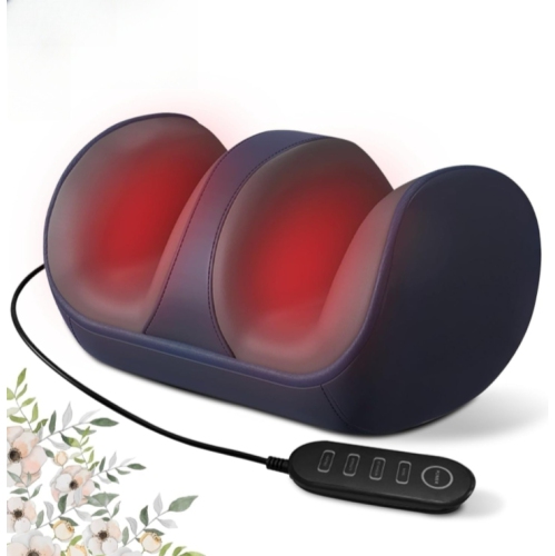 Foot Massage Machine with Heat Deep Tissue Shiatsu Massager Foot Therapy Machine Kneading Hot Compress Foot Calf Massager