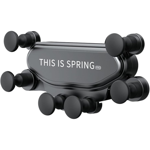 Six-point gravity car mobile phone holder GPS holder retractable air outlet navigation fixed holder