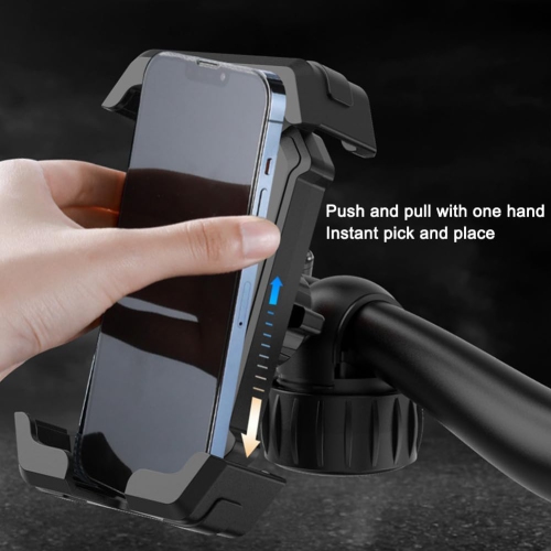 Bicycle Phone Holder, Motorcycle Holder, Anti-slip, Shockproof, 360 Degree Rotation, Suitable for Smartphones and Other Devices