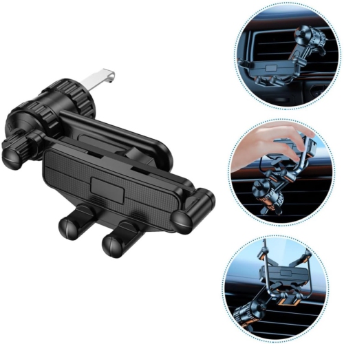 Car mobile phone holder, car horizontal and vertical diagonal air outlet clip, special car hook bracket, gravity navigation bracket