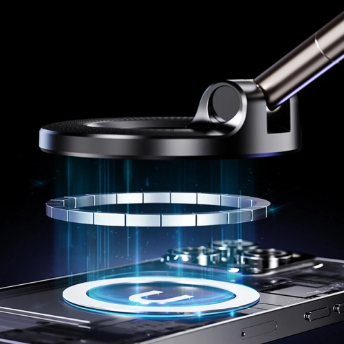 Magnetic Vacuum Car Phone Holder 360 Degree Rotating Navigation Holder