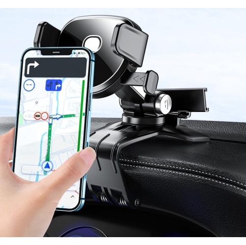 Suporte universal para smartphone de carro 360° para smartphones de 4,7 a 7 polegadas