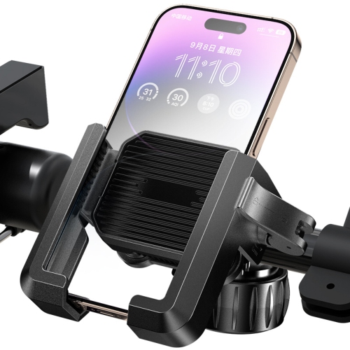 Support de téléphone pour moto - Support de téléphone rotatif à 360° Installation rapide Antitremblement