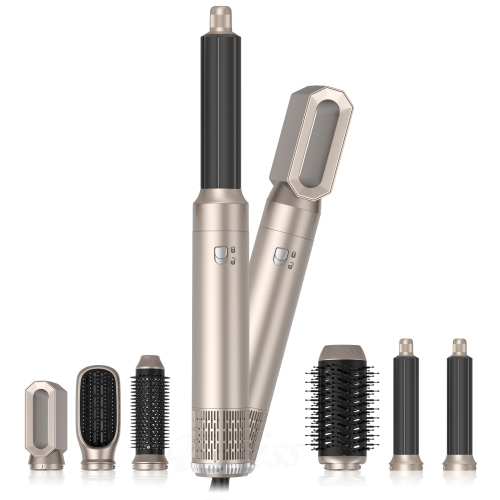 Fer à friser automatique 6 en 1, brosse à friser à air chaud pour sèche-cheveux, brosse à air chaud pour sèche-cheveux, brosse à air chaud pour