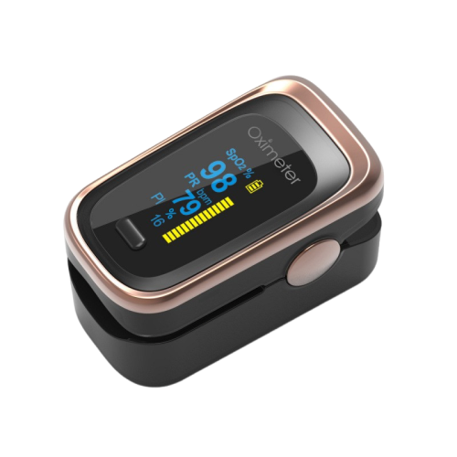 Image 1 of 5.. Upgraded Pulse Oximeter – Reliable SpO2, PI & Pulse Graph, Portable for Non-Medical Fitness Use