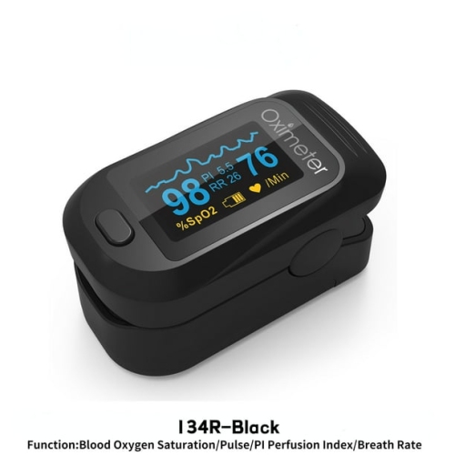 Image 1 of 4.. Sports Pulse Oximeter – BPM, SpO2 & PI% Monitor with Pulse Graph, for Athletes & Aviation