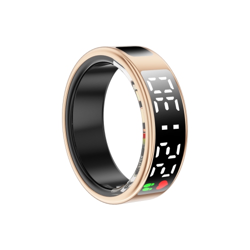 Image 1 of 6.. Unisex Fitness Tracker Ring - Touchscreen Smart Ring, Waterproof and Lightweight Design